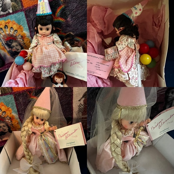 NIB VINTAGE MADAME ALEXANDER DOLLS RAPUNZEL GLENDA GOOD WITCH CINDERELLA etc - Picture 10 of 10